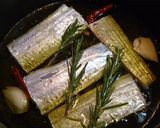 太刀魚とセルバチコのスパゲッティ作り方2写真