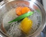 七夕　鶏ミンチそうめん　わんこと一緒に♪作り方3写真