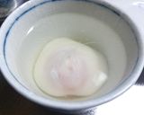 電子レンジで温泉卵♪作り方2写真