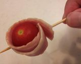 簡単！ベーコントマト焼　イタリアン風作り方1写真