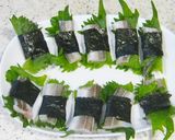穴子の海苔シソ巻き天作り方6写真