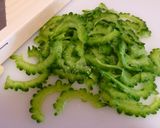 ☀ゴーヤとトマトの酢の物☀夏の健康サラダ作り方1写真