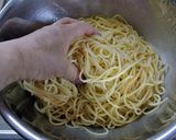 サラダ感覚☆桃の冷製パスタ作り方4写真