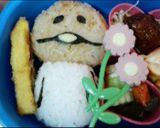 キャラ弁～なめこ～簡単だよ♪作り方1写真