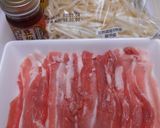 豚ばら肉ともやしの豆板醤あえ作り方1写真