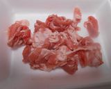 豚ばら肉ともやしの豆板醤あえ作り方2写真