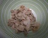豚ばら肉ともやしの豆板醤あえ作り方5写真