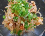 豚ばら肉ともやしの豆板醤あえ作り方13写真