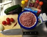 お手軽☆ひき肉と夏野菜のスーブカレー作り方1写真
