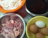 めんつゆで時短☆簡単親子丼☆作り方1写真