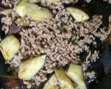 ナスとひき肉の甘辛炒め作り方3写真