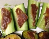 夏野菜&へしこで簡単おつまみ!作り方2写真