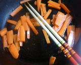 ２人分・にんじんだけのきんぴら作り方5写真