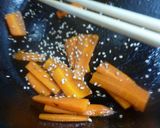 ２人分・にんじんだけのきんぴら作り方6写真