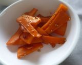 ２人分・にんじんだけのきんぴら作り方7写真