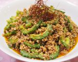 スパイシーなゴーヤそぼろ丼ガーリック風味作り方6写真