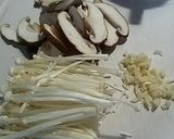 ◆簡単♡きのこのバター醤油スパゲッティ◆作り方1写真