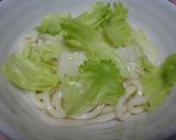 簡単(;ﾟДﾟ)!ポン酢でサラダうどん作り方2写真