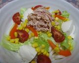 簡単(;ﾟДﾟ)!ポン酢でサラダうどん作り方7写真