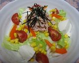 簡単(;ﾟДﾟ)!ポン酢でサラダうどん作り方8写真