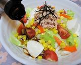 簡単(;ﾟДﾟ)!ポン酢でサラダうどん作り方9写真