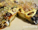 なすのお好み焼き風　米なす料理作り方6写真