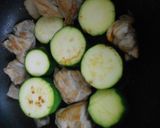 若鶏もも肉とズッキーニの煮物作り方7写真