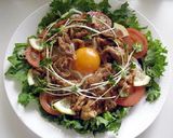 ヘルシー＆がっつりな焼き肉サラダうどん作り方5写真