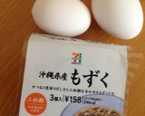 焼きたて美味しい！もずく卵焼き☆作り方1写真