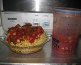 [コンロ不要] サルサソースで堅皿うどん作り方7写真