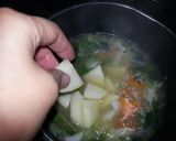 香る緑のスパイシースープ作り方5写真