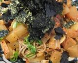 キムチクリーム蕎麦作り方3写真