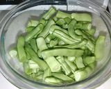 隠元と玉葱と油揚げの15分グツグツ煮♬作り方2写真