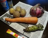 おとなのわさびポテトサラダ作り方1写真