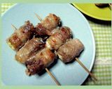 ねぎの豚バラ巻き串焼き作り方6写真