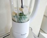 大葉のグリーンスムージー作り方2写真