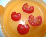 サラダに～✿プチトマトがハートになったよ作り方4写真