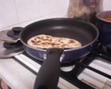 フライパンで焼く天然酵母ナン作り方6写真