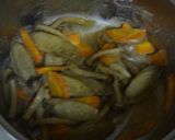 いつもの常備菜　ごぼうとしめじのごまみそ作り方2写真