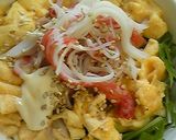 冷やし中華リサイクル☆カニマヨ丼☆作り方2写真