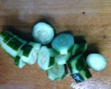 キムチの素で野菜揚げ浸し☆冷製麻婆豆腐風作り方7写真