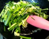 俺流!中華風ふわとろニラ玉作り方2写真