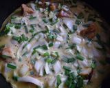 残り物の焼き鳥でアレンジ～お好み焼き作り方5写真
