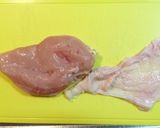 簡単♪鶏胸肉でハム.お弁当にも作り方1写真