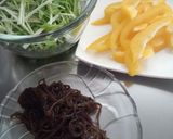 もずくと野菜のチャンプルー作り方2写真