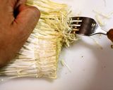たっぷり野菜ときのこの納豆ぶっかけ素麺作り方2写真