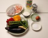 白身魚と海老、野菜のベニエ作り方1写真