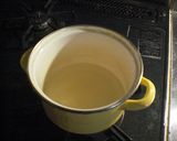 牛乳かん～ジュレのお酒掛け作り方1写真