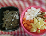 ★簡単！野菜とこんにゃくのうま煮です。♪作り方1写真