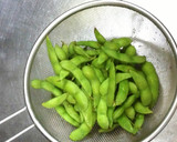 ビールのおつまみ⌒☆枝豆(枝付き)ゆで方作り方6写真